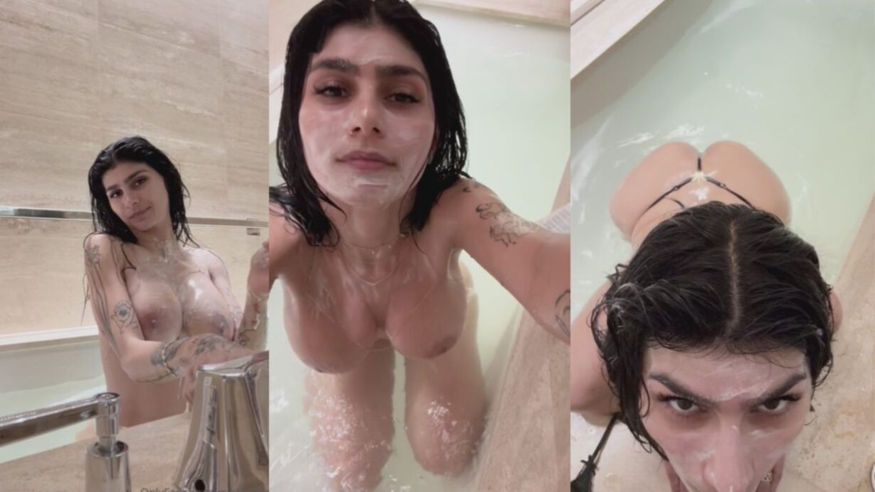 Mia Khalifa Take A Bath With Me Onlyfans Onlyfans Video Leaked