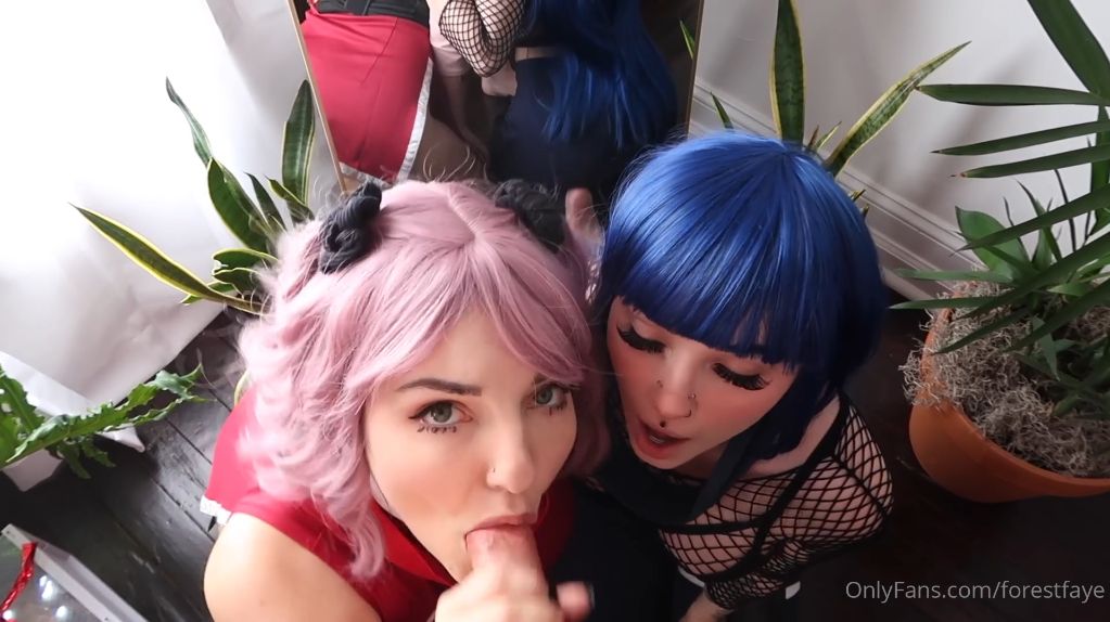 ForestFaye And Naomi Hughes Sharing Cock Threesome Onlyfans Video Leaked