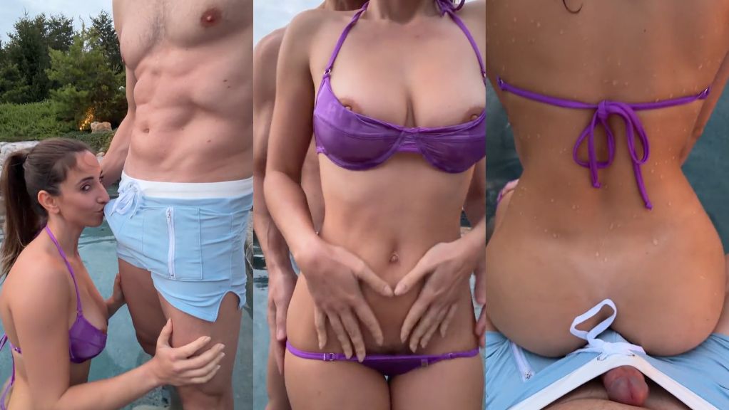 Christina Khalil Hot Outdoor Tub Cock Tease Onlyfans Video Leaked