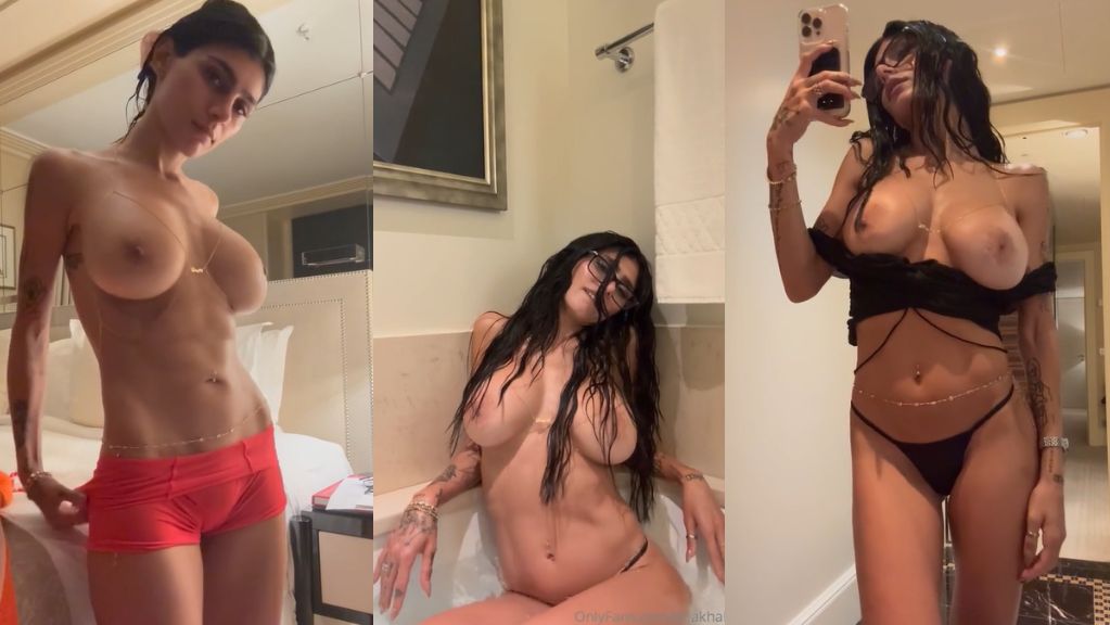 Mia Khalifa $100 45 Min Shower And Night Routine Onlyfans Video Leaked
