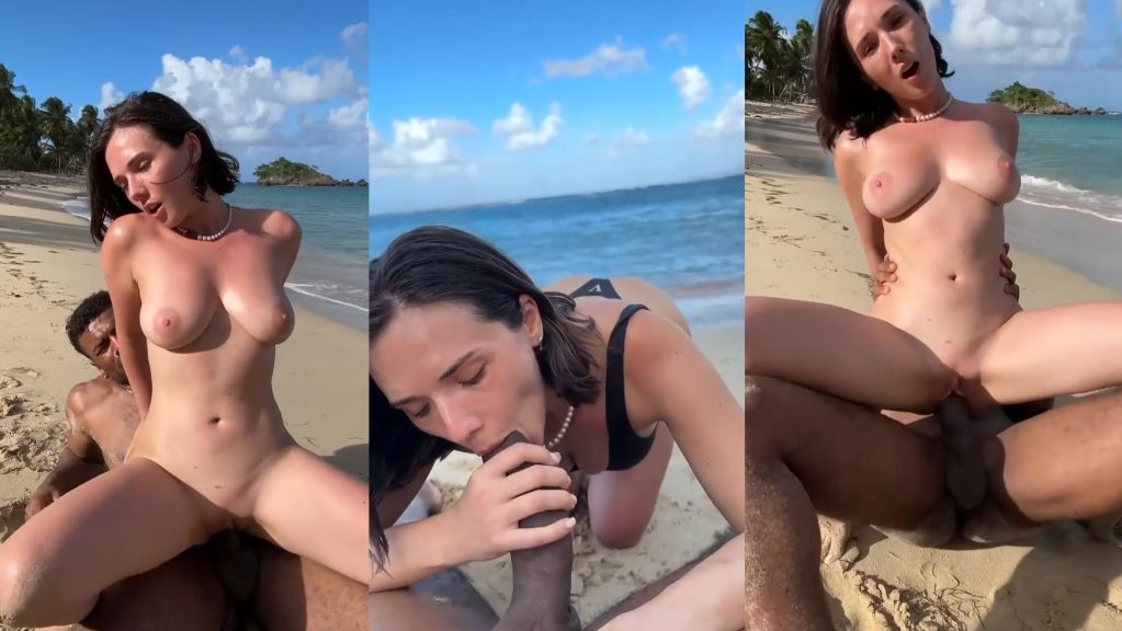 Eve Sweet Gets Railed By A BBC On Beach Side Onlyfans Video Leaked